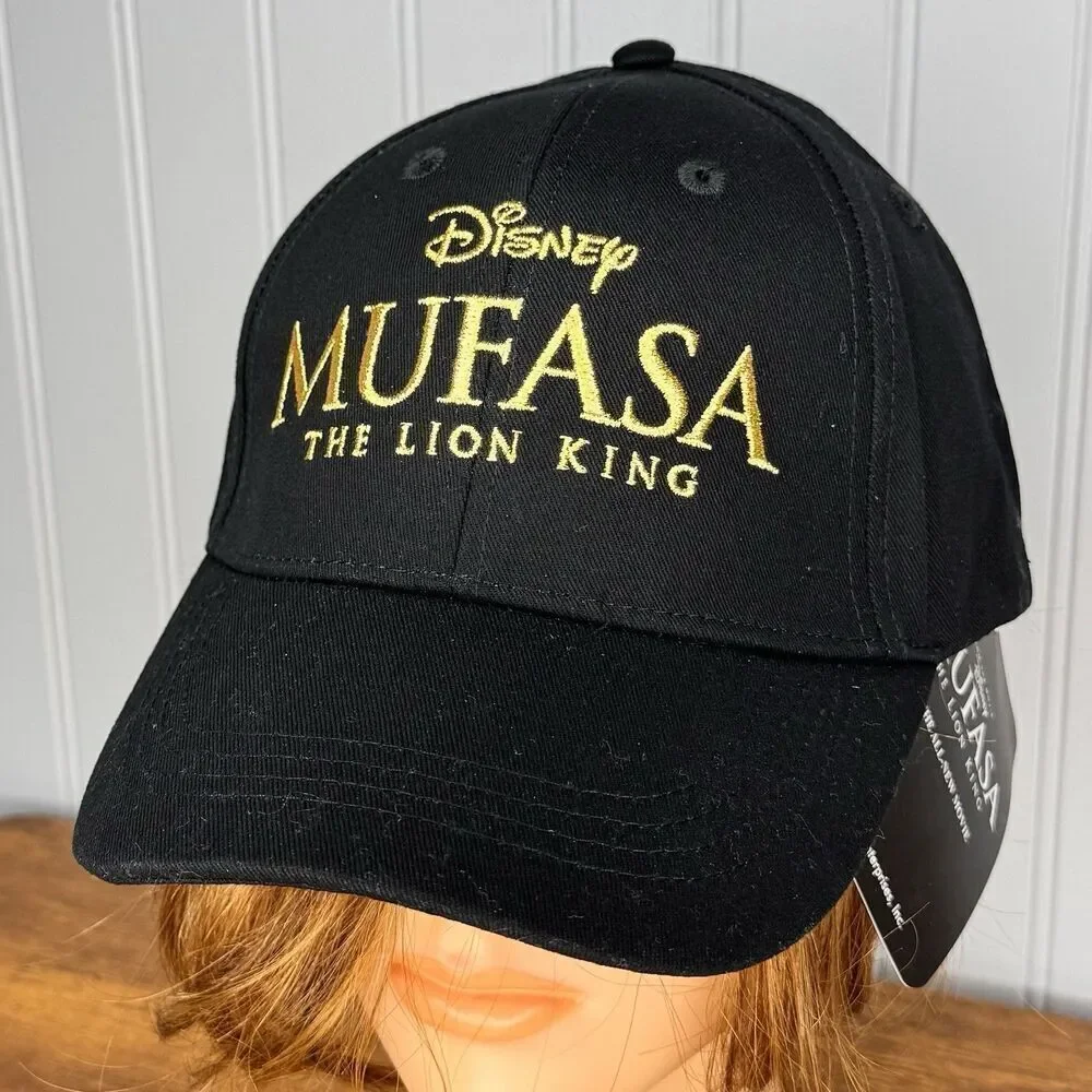 Walt Disney Mufasa The Lion King Movie Black Promo Baseball Cap
